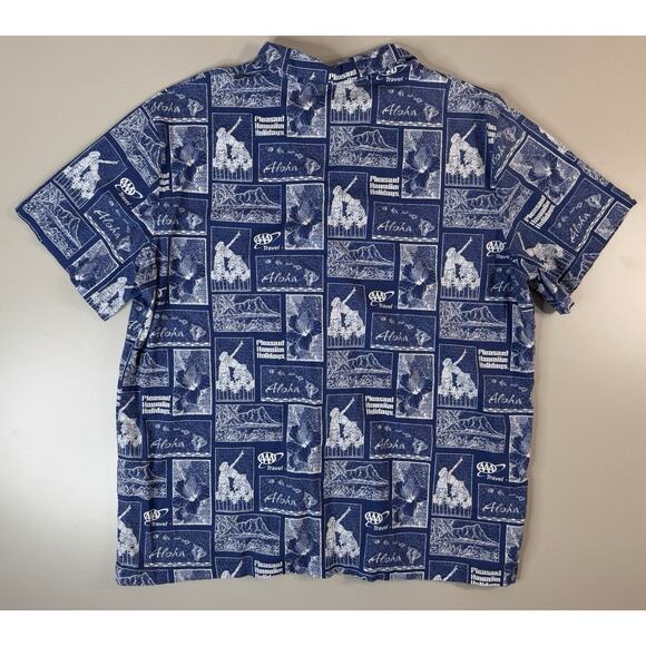 VTG Hilo Hattie‎ Mens Aloha Hawaiian Shirt SZ M AAA Hawaiian Holidays Vacation - Picture 14 of 15